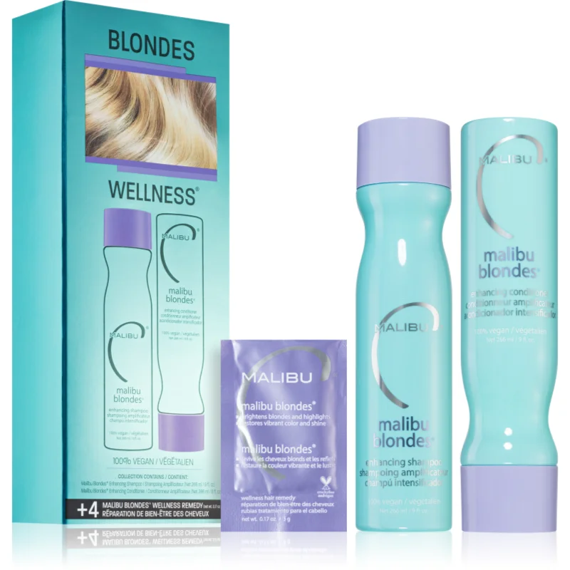Malibu C Malibu Blondes Collection sada pro blond vlasy - parfo.cz