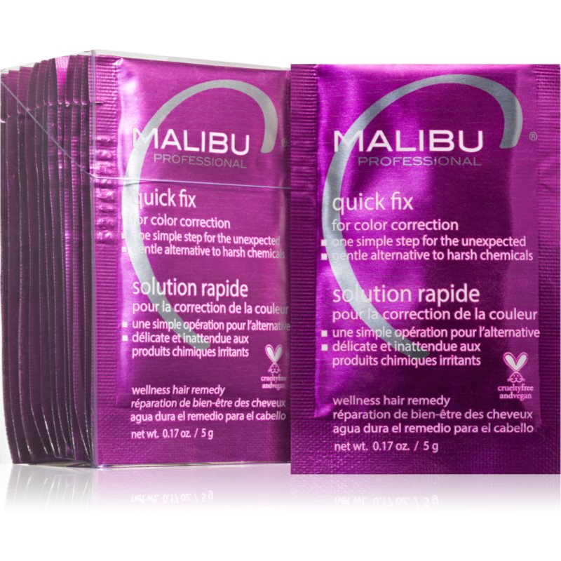 Malibu C Quick Fix regenerační a čisticí kúra na vlasy 12x5 g - parfo.cz