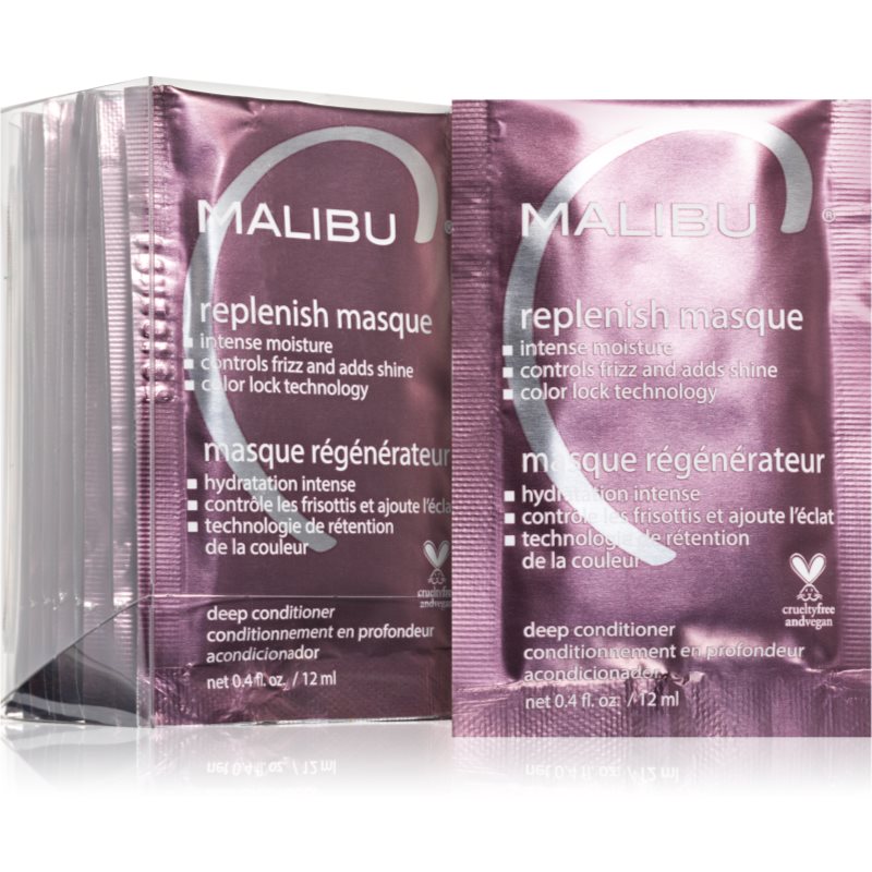 Malibu C Replenish Masque obnovující maska na vlasy 12x12 ml - parfo.cz