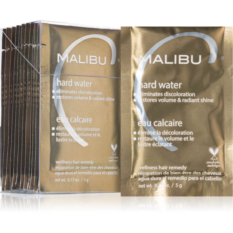 Malibu C Wellness Hair Remedy Hard Water detoxikační kúra na vlasy 12x5 g - parfo.cz