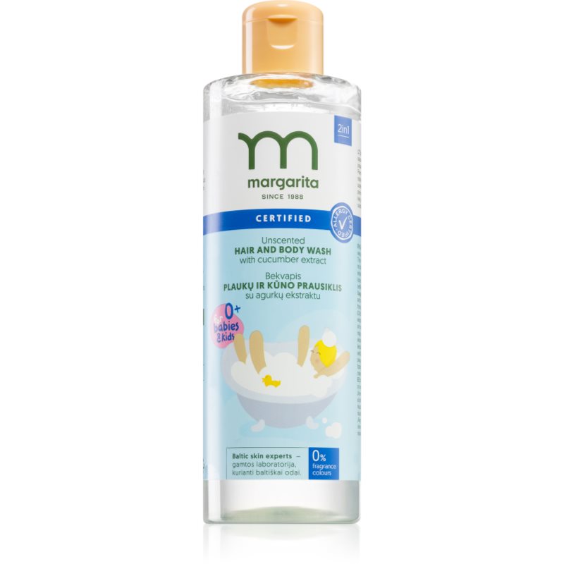 Margarita Hair and Body mycí gel na tělo a vlasy 2 v 1 pro děti 250 ml - parfo.cz