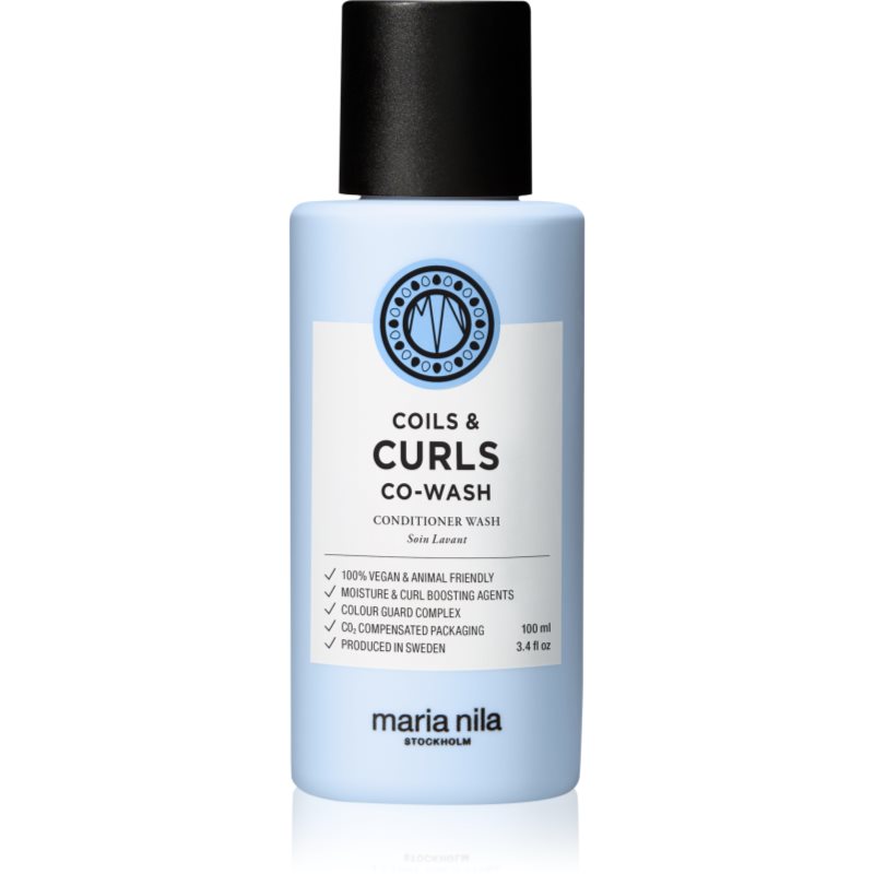 Maria Nila Coils & Curls Co-Wash šampon a kondicionér pro vlnité a kudrnaté vlasy 100 ml - parfo.cz