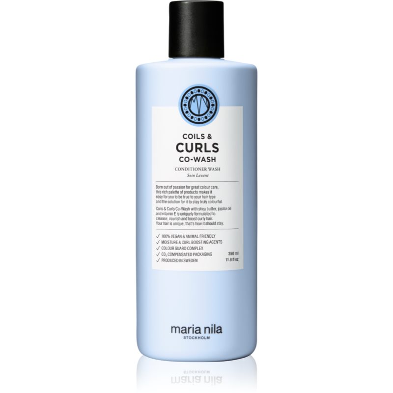 Maria Nila Coils & Curls Co-Wash šampon a kondicionér pro vlnité a kudrnaté vlasy 350 ml - parfo.cz