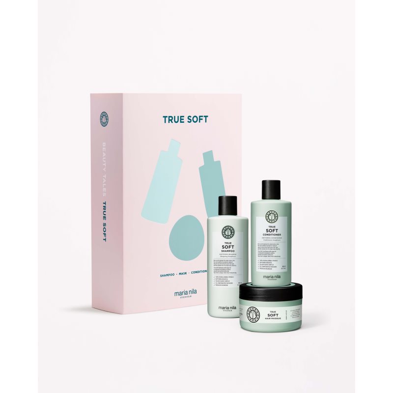 Maria Nila True Soft Holiday Box dárková sada pro hrubé
