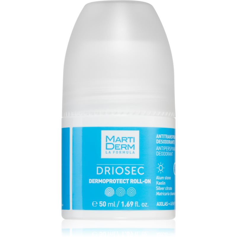 MartiDerm Driosec deodorační antiperspirant proti bílým a žlutým skvrnám 50 ml - parfo.cz