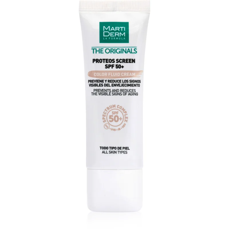 MartiDerm The Originals Proteos Screen zabarvený ultralehký fluid SPF 50+ 40 ml - parfo.cz