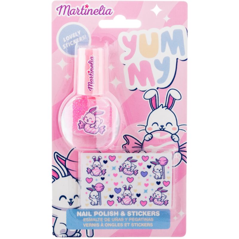 Martinelia Yummy Polish & Stickers sada pro děti 1 ks - parfo.cz