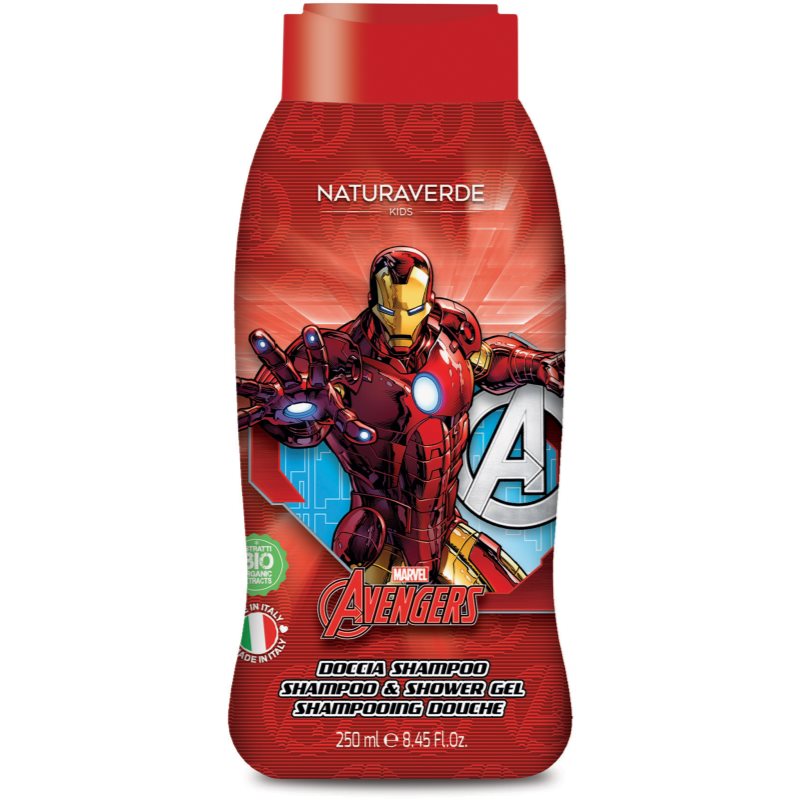 Marvel Avengers Ironman Shampoo and Shower Gel šampon a sprchový gel 2 v 1 pro děti 250 ml - parfo.cz