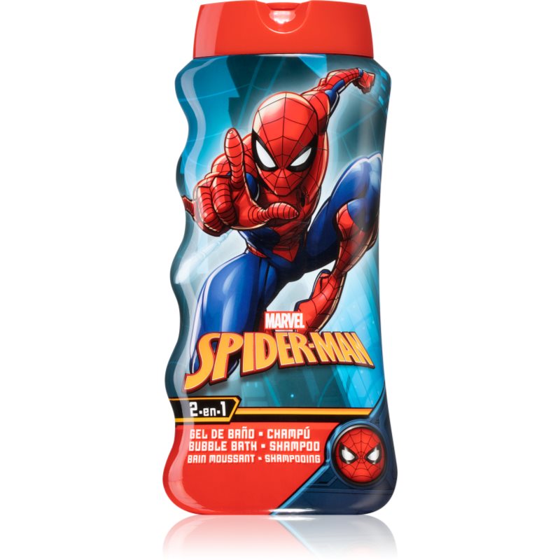 Marvel Spiderman Bubble Bath and Shampoo sprchový a koupelový gel pro děti 475 ml - parfo.cz
