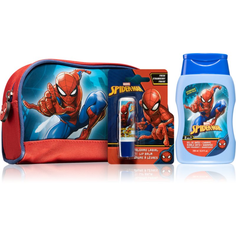 Marvel Spiderman Toilet Bag dárková sada pro děti - parfo.cz