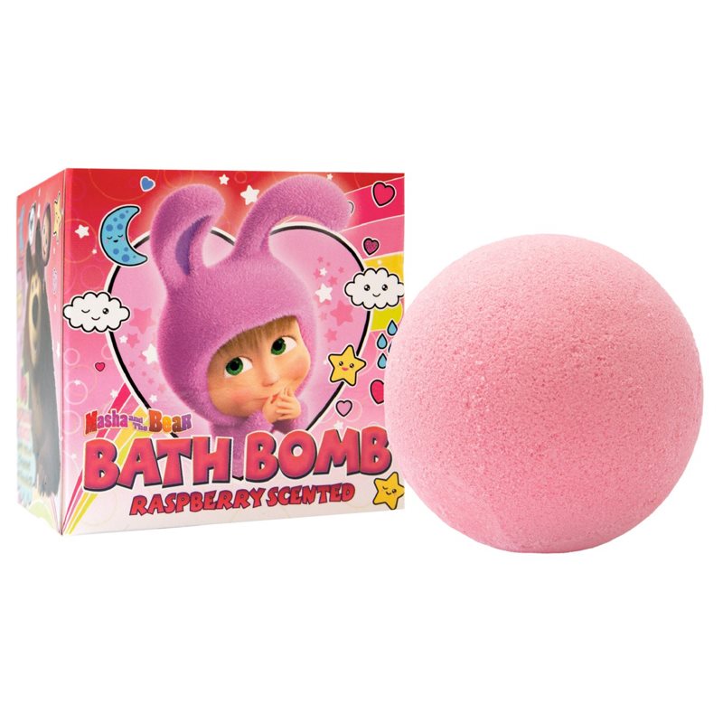 Masha & The Bear Magic Bath Bath Bomb šumivá koule do koupele pro děti 165 g - parfo.cz