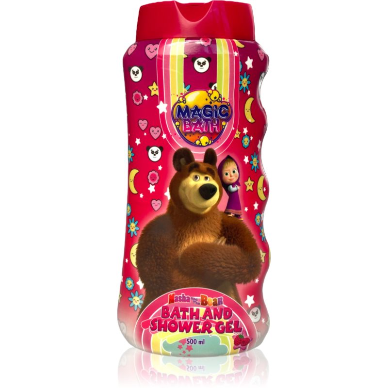 Masha & The Bear Magic Bath Bath & Shower Gel sprchový a koupelový gel pro děti 500 ml - parfo.cz