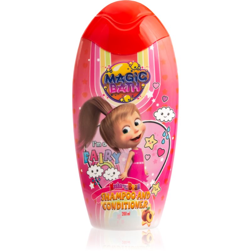 Masha & The Bear Magic Bath Shampoo and Conditioner šampon a kondicionér 2 v 1 pro děti 200 ml - parfo.cz