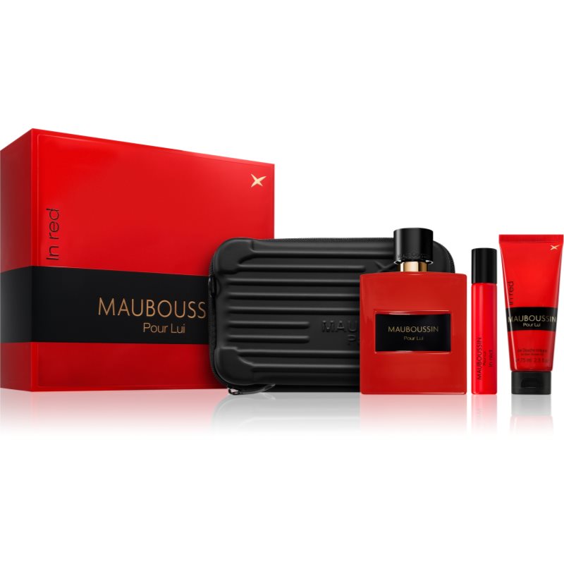 Mauboussin Pour Lui In Red dárková sada pro muže - parfo.cz
