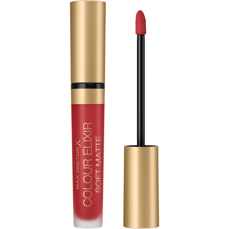 Max Factor Colour Elixir Soft Matte dlouhotrvající tekutá rtěnka odstín 030 Crushed Ruby 4 ml - parfo.cz