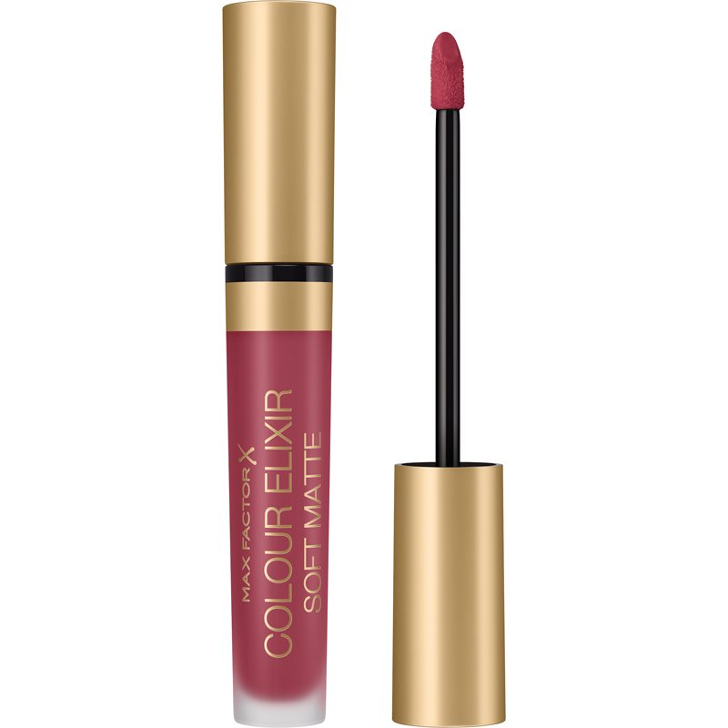 Max Factor Colour Elixir Soft Matte dlouhotrvající tekutá rtěnka odstín 035 Faded Red 4 ml - parfo.cz