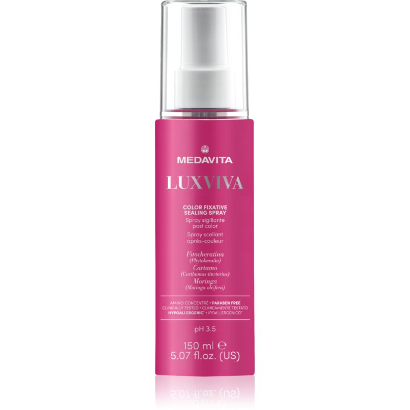 Medavita LUXVIVA Color Fixative Sealing Spray fixační sprej na vlasy 150 ml - parfo.cz