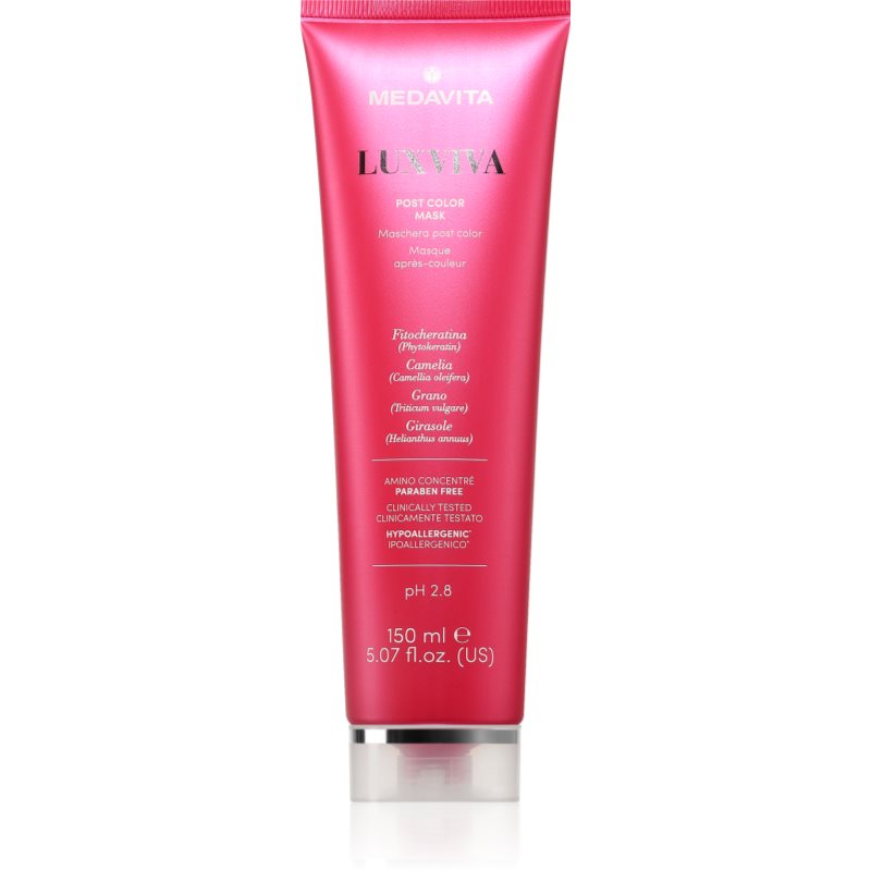 Medavita LUXVIVA Post Color Mask vyživující maska na vlasy 150 ml - parfo.cz