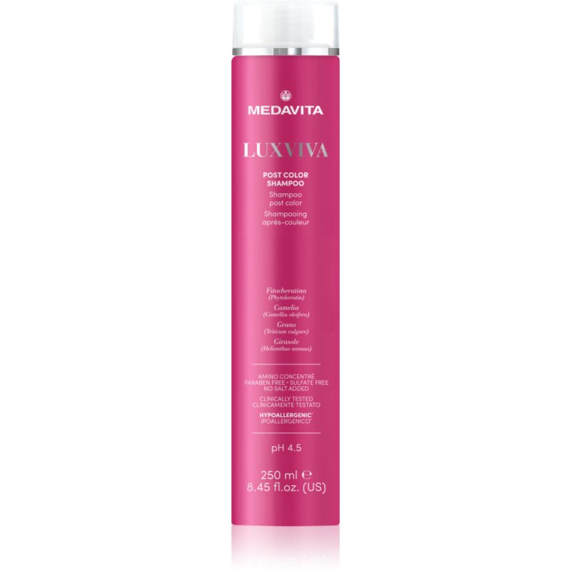 Medavita LUXVIVA Post Color Shampoo výživný šampon 250 ml - parfo.cz