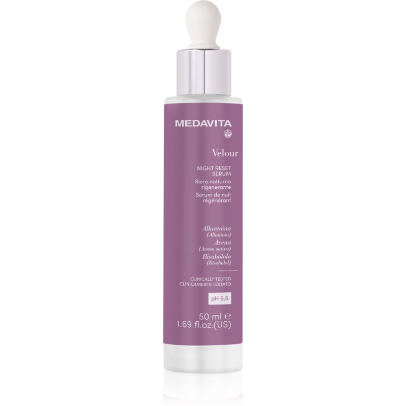 Medavita Velour Night Reset Serum obnovující sérum na tvář a vlasovou pokožku 50 ml - parfo.cz