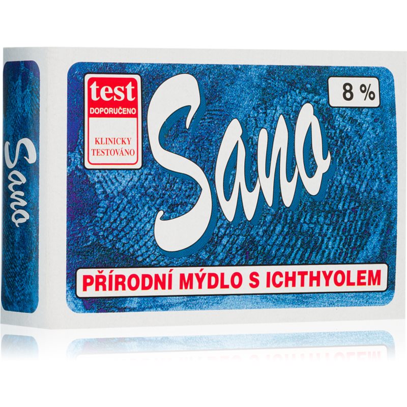 Merco Sano mýdlo s ichtyolem 8% mýdlo pro problematickou pleť 100 g - parfo.cz
