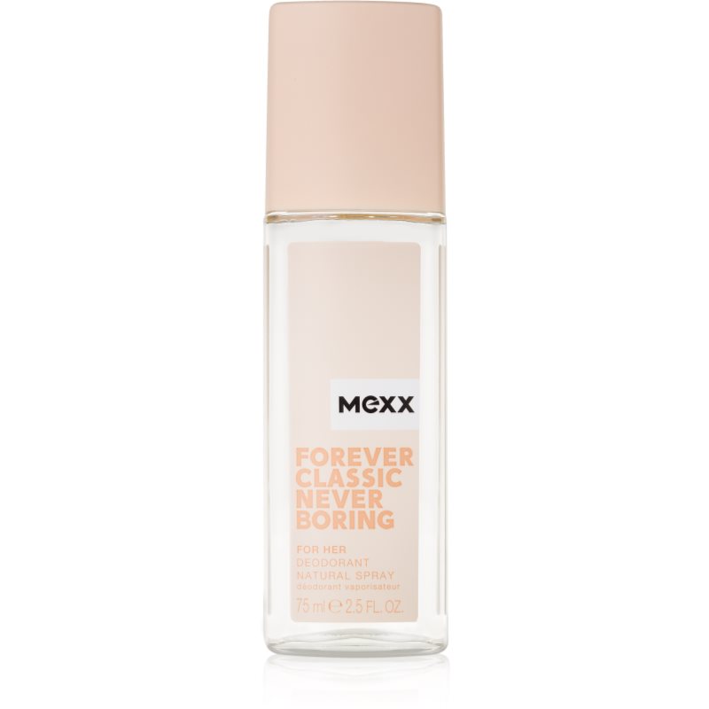 Mexx Forever Classic Never Boring for Her deodorant s rozprašovačem pro ženy 75 ml - parfo.cz