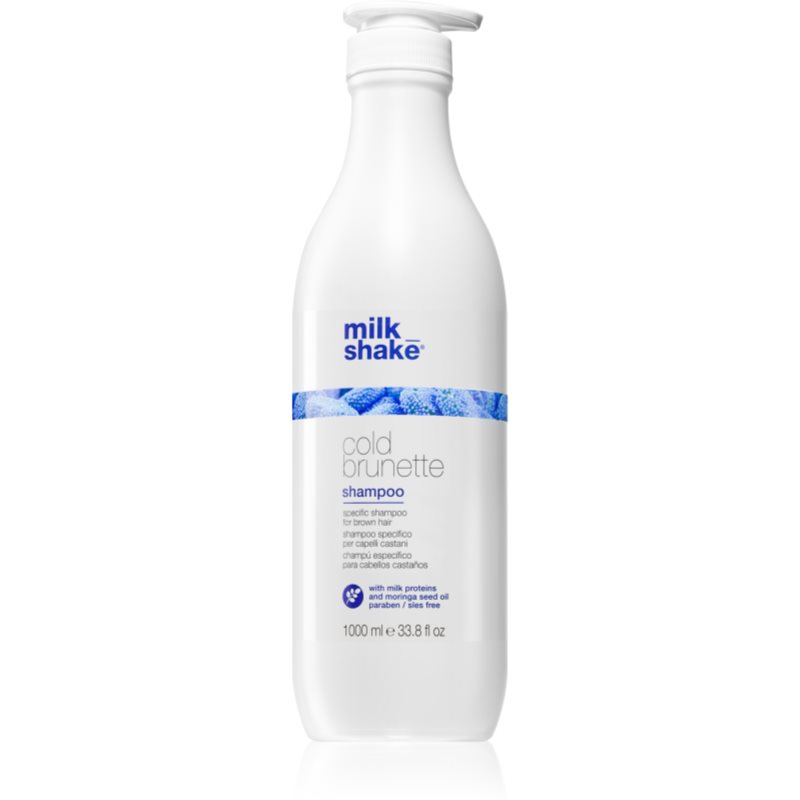 Milk Shake Cold Brunette šampon neutralizující žluté tóny pro hnědé odstíny vlasů 1000 ml - parfo.cz