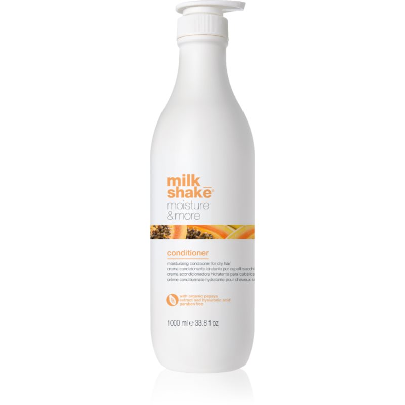 Milk Shake Moisture & More Conditioner hydratační kondicionér pro suché vlasy 1000 ml - parfo.cz