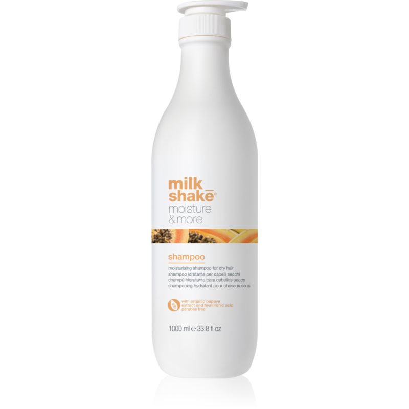 Milk Shake Moisture & More Shampoo hydratační šampon pro suché vlasy 1000 ml - parfo.cz
