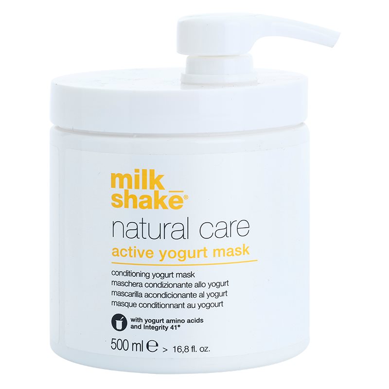 Milk Shake Natural Care Active Yogurt aktivní jogurtová maska na vlasy 500 ml - parfo.cz