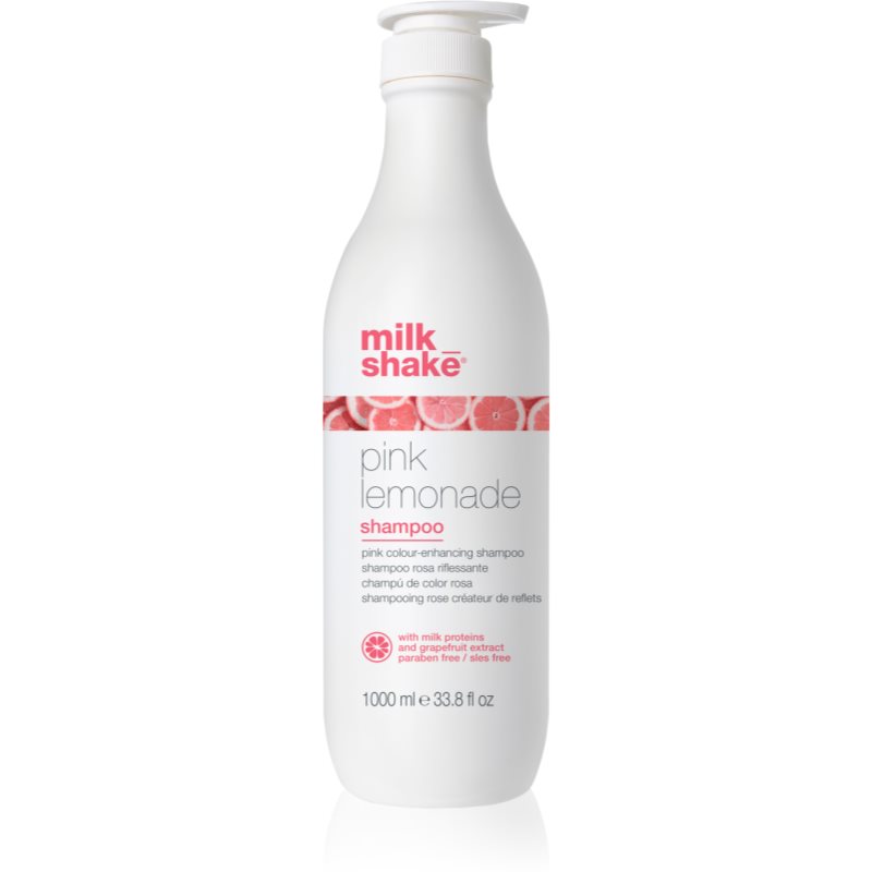 Milk Shake Pink Lemonade tónovací šampon pro blond vlasy odstín Pink 1000 ml - parfo.cz