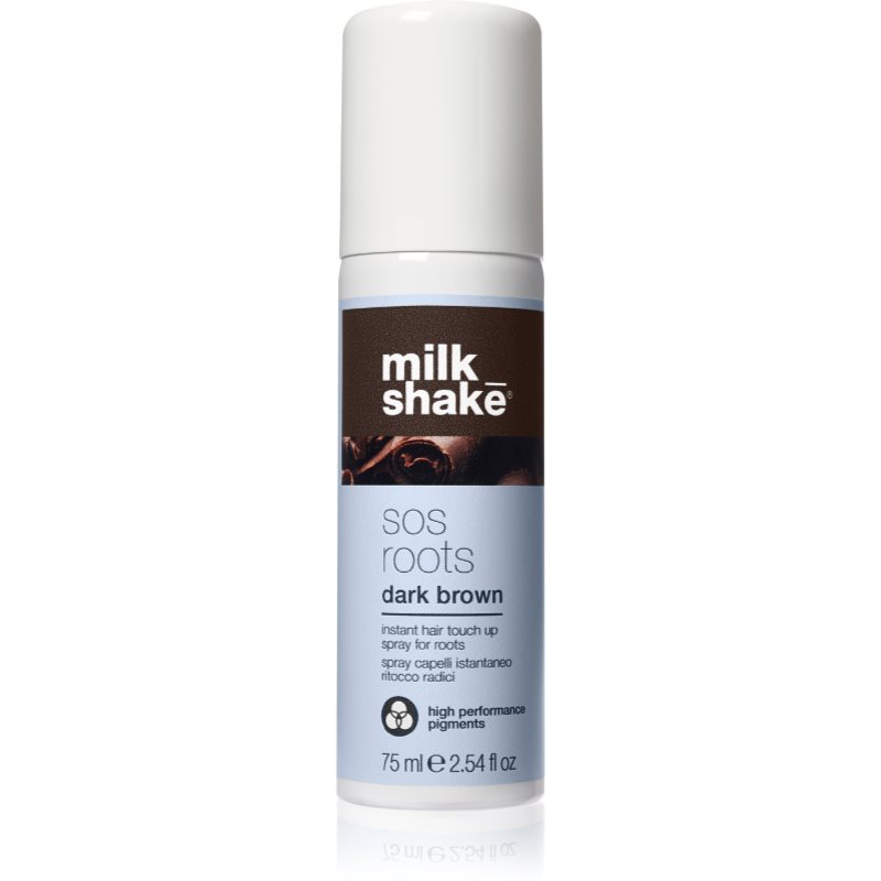 Milk Shake Sos roots sprej pro okamžité zakrytí odrostů Dark brown 75 ml - parfo.cz