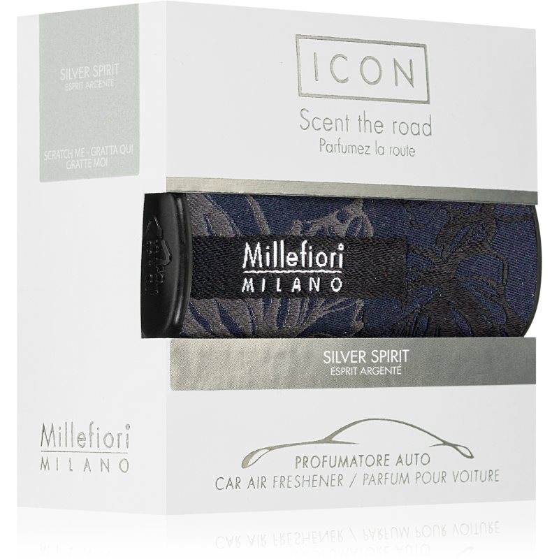 Millefiori Icon Silver Spirit vůně do auta 1 ks - parfo.cz