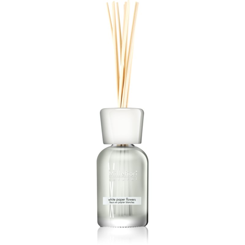 Millefiori Milano White Paper Flowers aroma difuzér 100 ml - parfo.cz