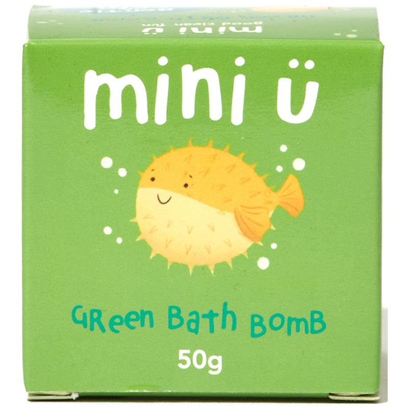 Mini-U Bath Bomb Green šumivá koule do koupele 50 g - parfo.cz