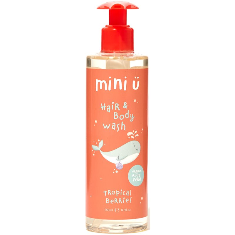 Mini-U Hair & Body Wash Tropical Berries šampon a sprchový gel pro děti 250 ml - parfo.cz