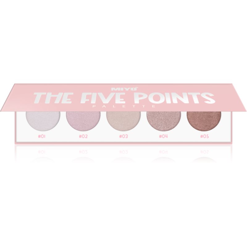 Miyo Eyeshadow The five points paletka očních stínů odstín 08 Very me 1 ks - parfo.cz