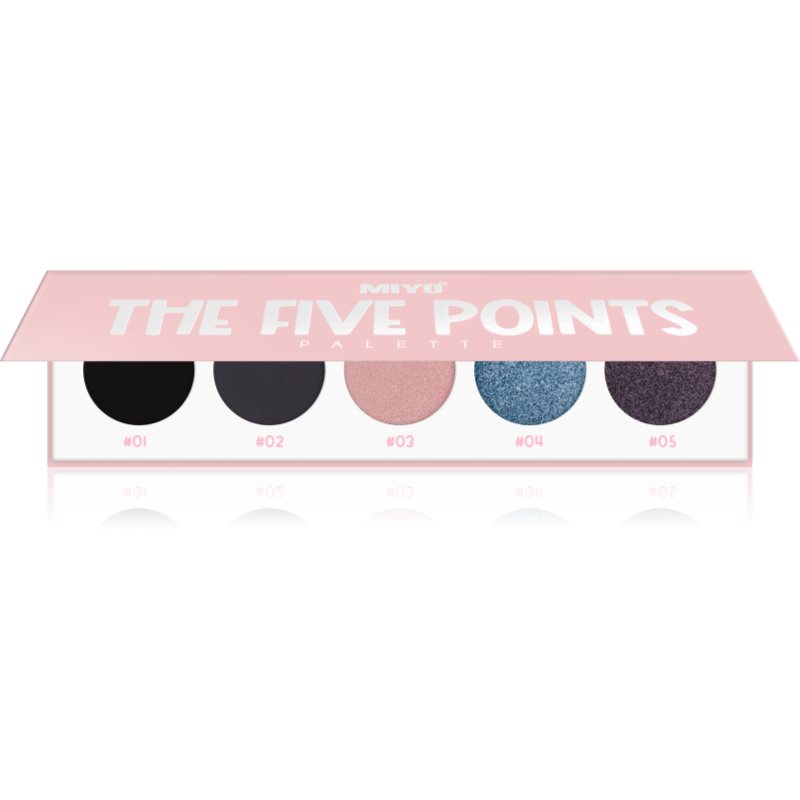 Miyo Eyeshadow The five points paletka očních stínů odstín 1 ks - parfo.cz
