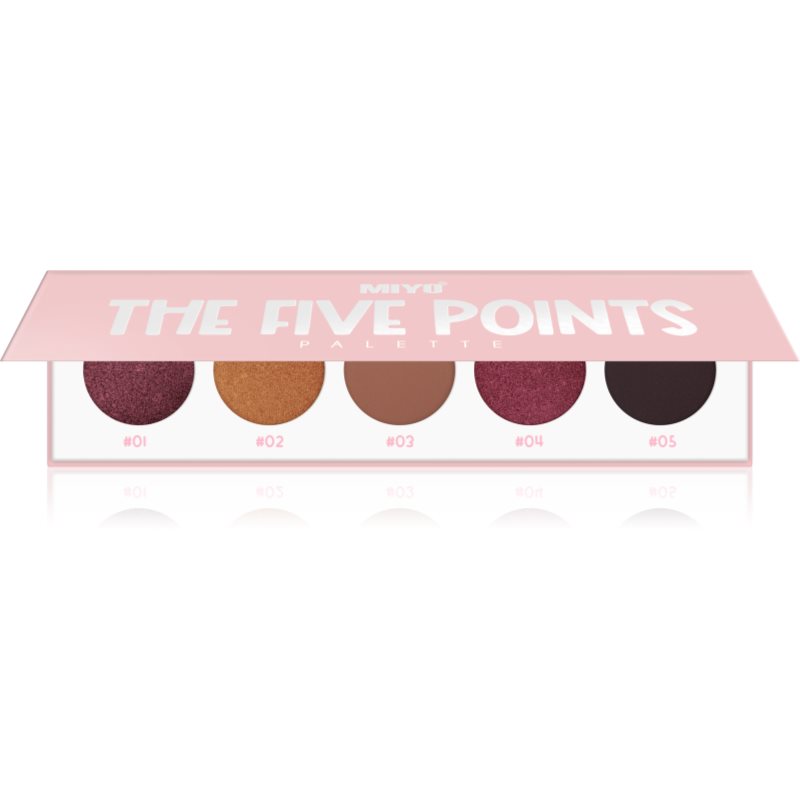 Miyo Eyeshadow The five points paletka očních stínů odstín 16 Holy grail 1 ks - parfo.cz