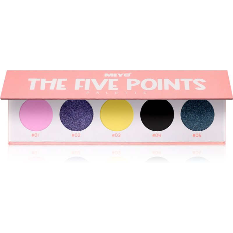 Miyo Eyeshadow The five points paletka očních stínů odstín 26 Make it funky eyes 1 ks - parfo.cz