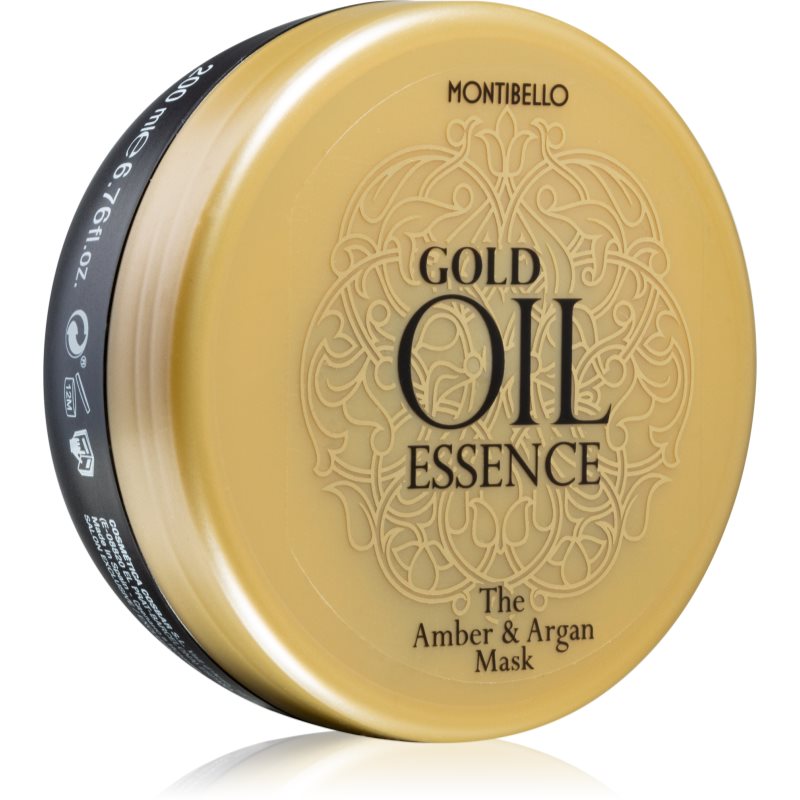 Montibello Gold Oil Amber & Argan Mask revitalizační maska na vlasy 200 ml - parfo.cz