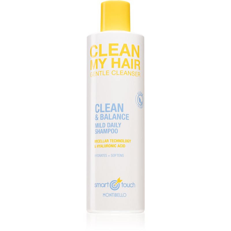 Montibello Smart Touch Clean My Hair čisticí a vyživující šampon pro každodenní použití vhodný i pro barvené vlasy 300 ml - parfo.cz