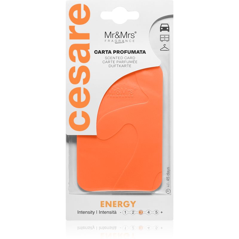 Mr & Mrs Fragrance Cesare Energy vonná visačka 1 ks - parfo.cz