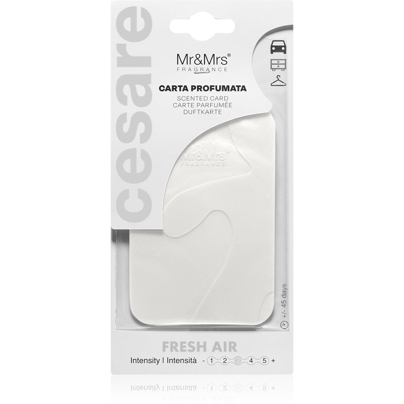 Mr & Mrs Fragrance Cesare Fresh Air vonná visačka 1 ks - parfo.cz