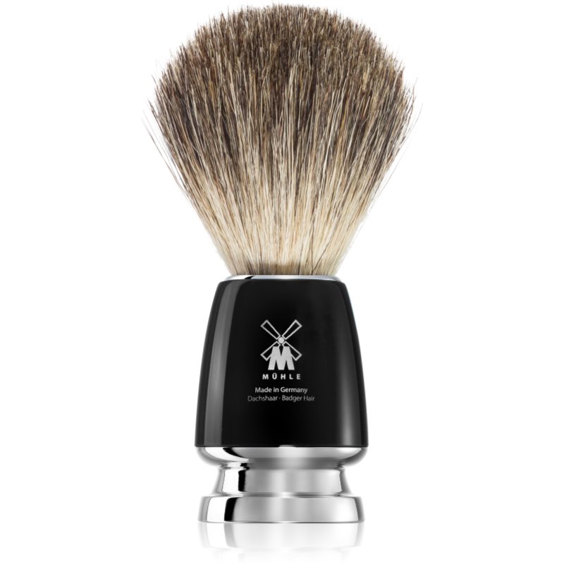 Mühle RYTMO Pure Badger štětka na holení z jezevčí srsti Black Resin 1 ks - parfo.cz