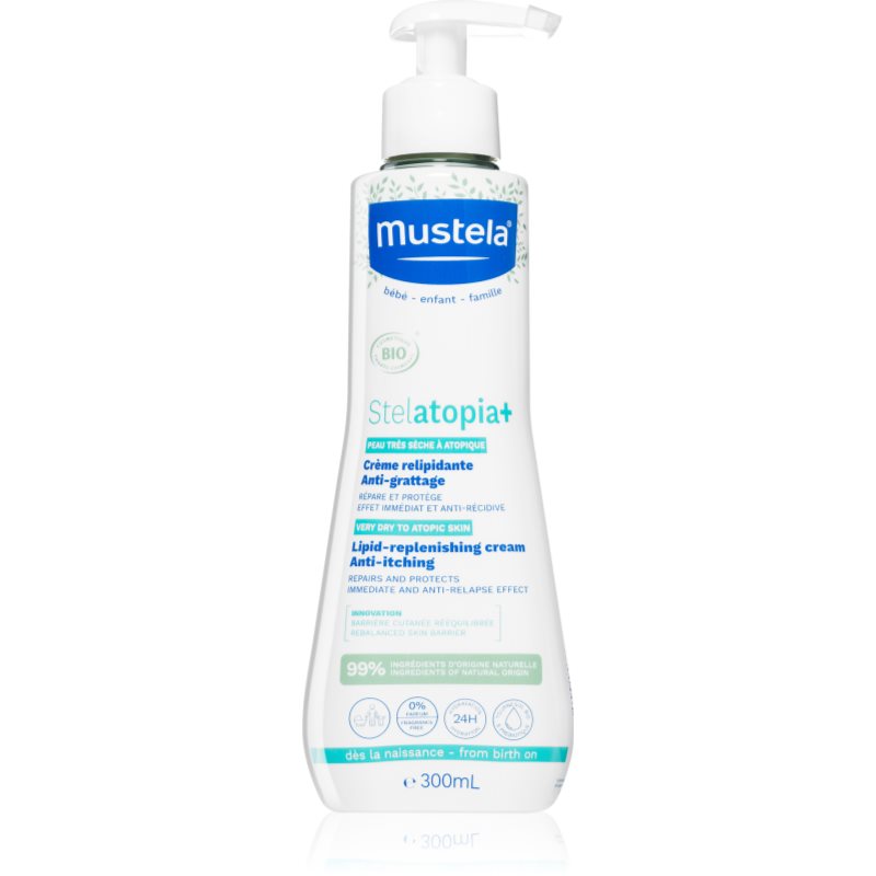 Mustela BIO Stelatopia+ zklidňující krém pro děti od narození 300 ml - parfo.cz