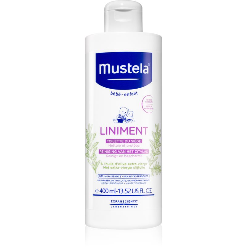 Mustela Bébé Liniment čisticí mléko pro děti od narození 400 ml - parfo.cz