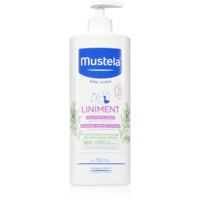 Mustela Bébé Liniment čisticí mléko pro děti od narození 750 ml - parfo.cz