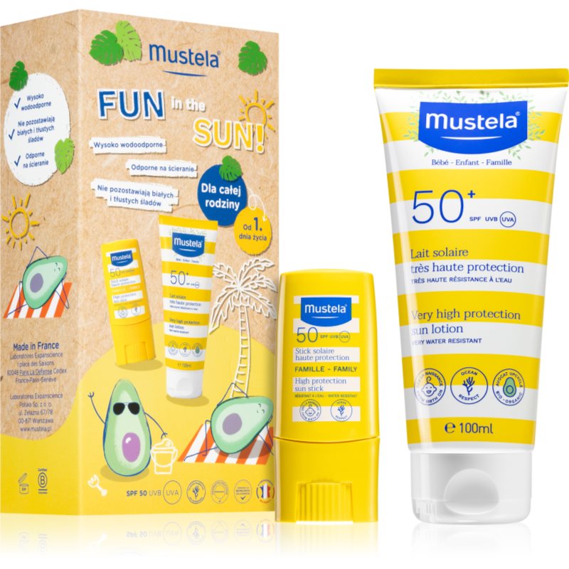 Mustela Sun Fun in the Sun! dárková sada pro děti od narození - parfo.cz