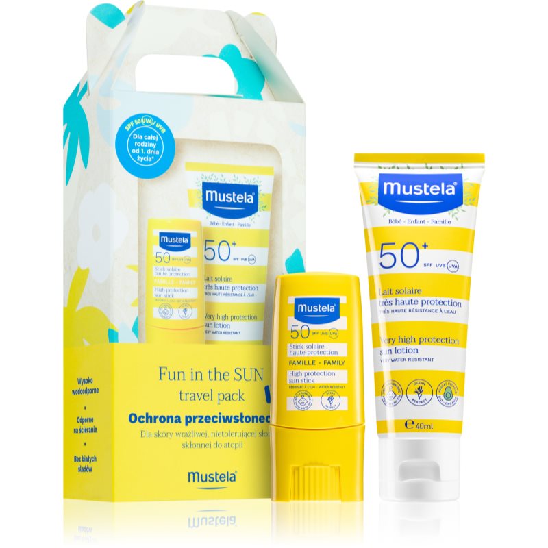 Mustela Sun Fun in the Sun dárková sada pro miminka a děti - parfo.cz